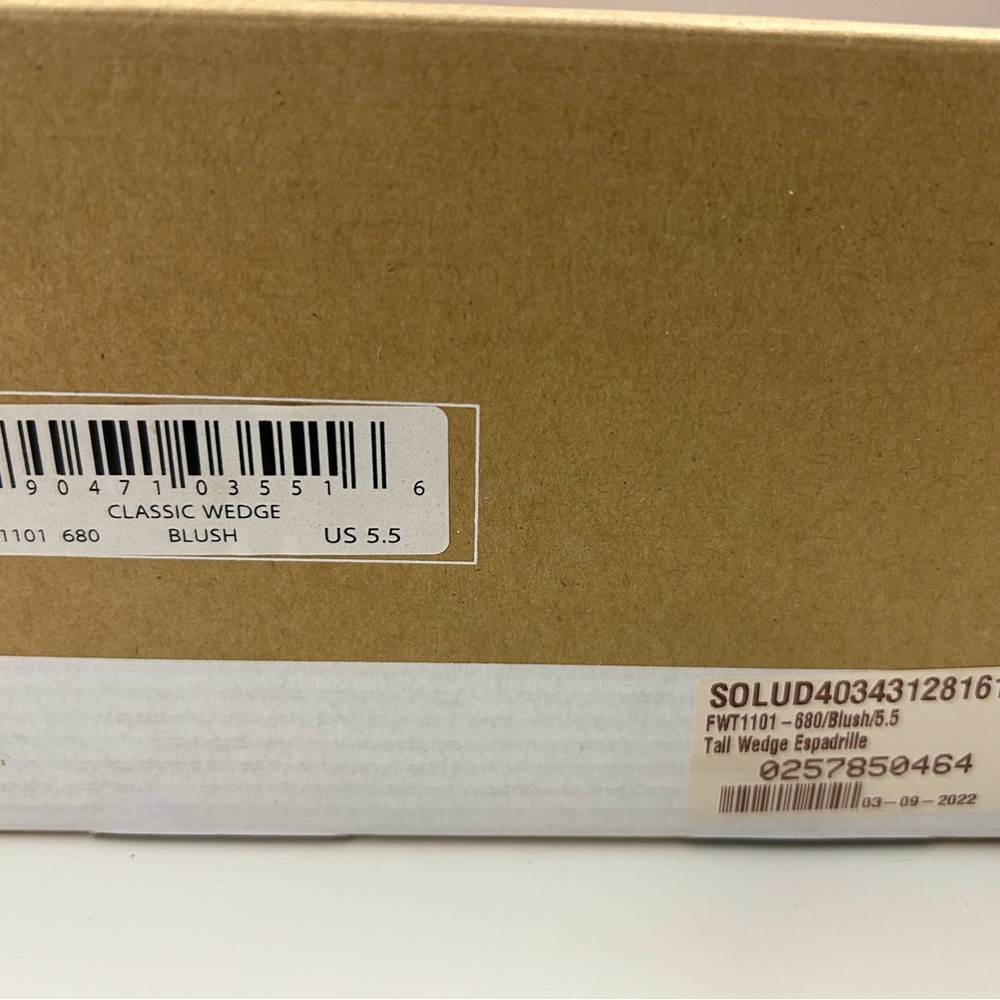 NEW! Soludos Espadrille Wedge Sandals - Picture 7 of 8